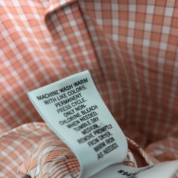 Banana Republic Men's Shirt Slim Fit Non Iron Sz L - Picture 16 of 16